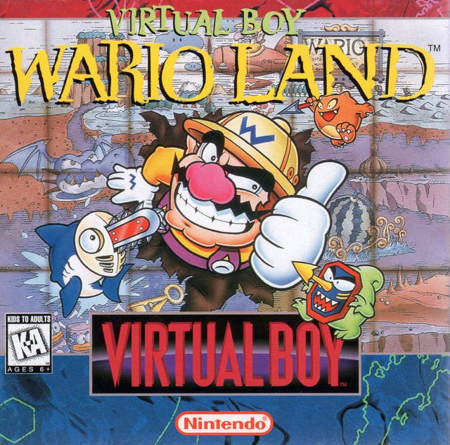 Обложка игры Virtual Boy Wario Land