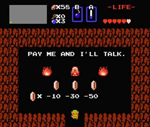 Скриншот из игры The Legend of Zelda - 4