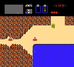 Скриншот из игры The Legend of Zelda - 1