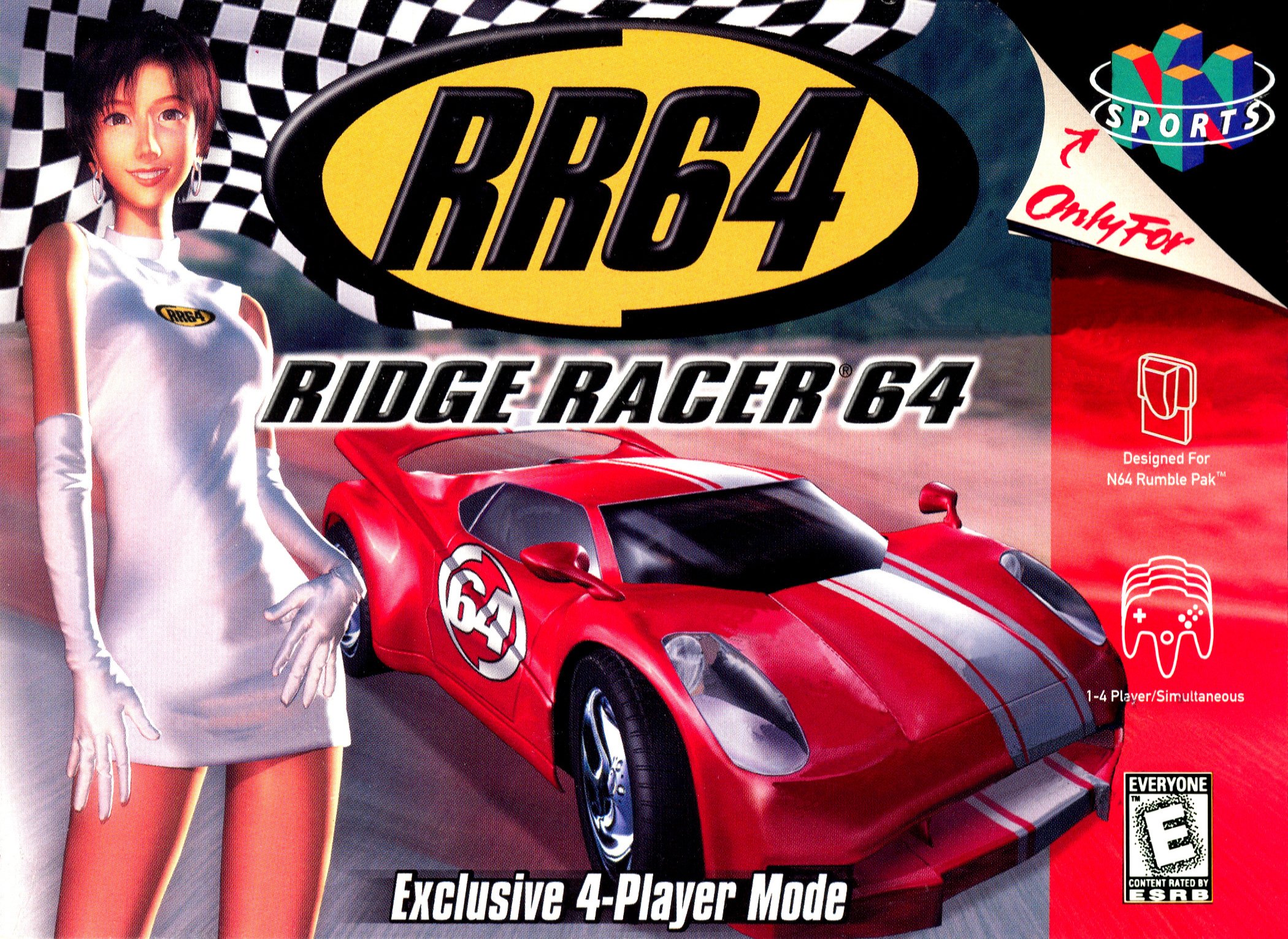 Обложка игры Ridge Racer 64