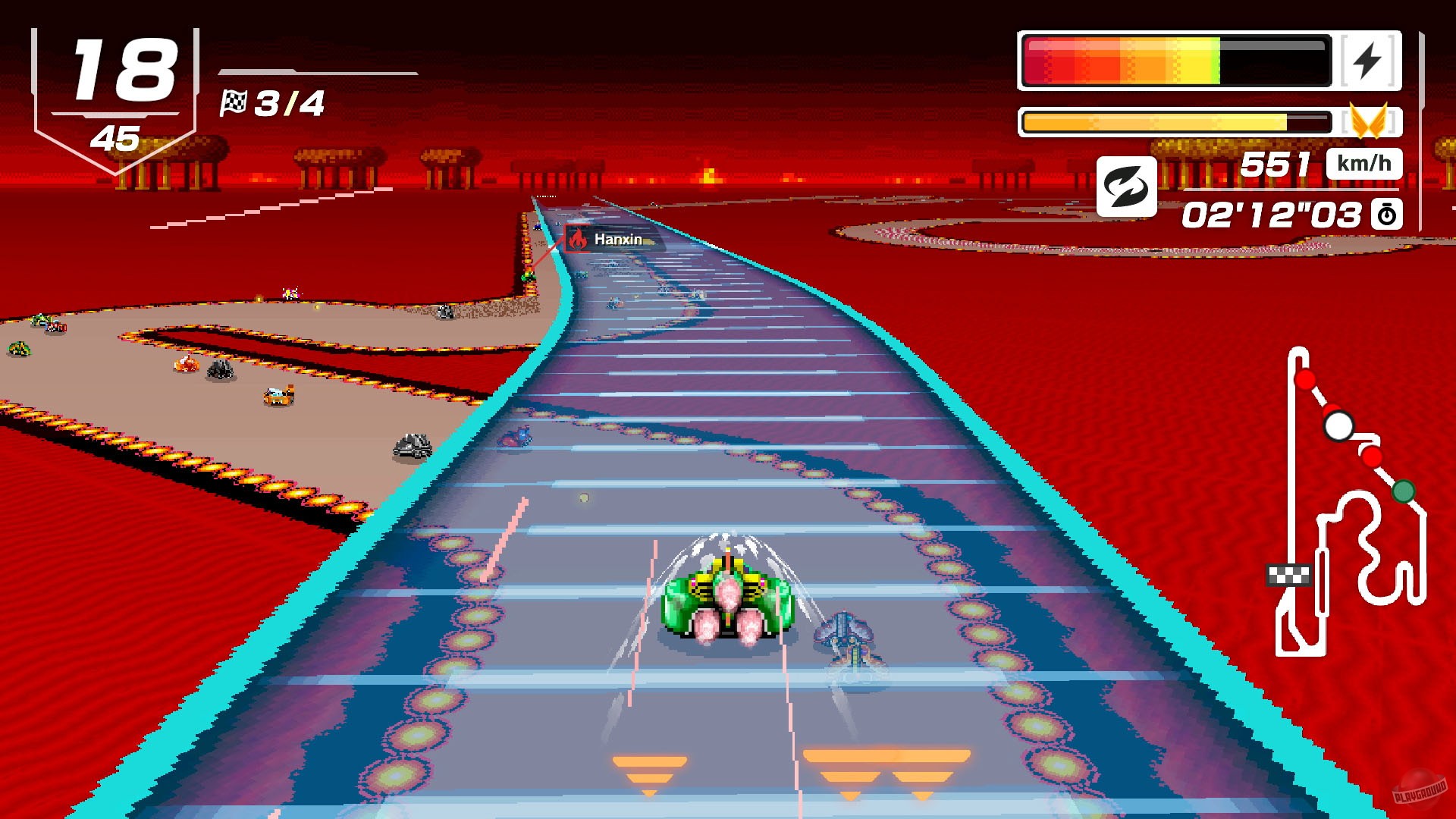 Скриншот из игры F-Zero 99 - 5