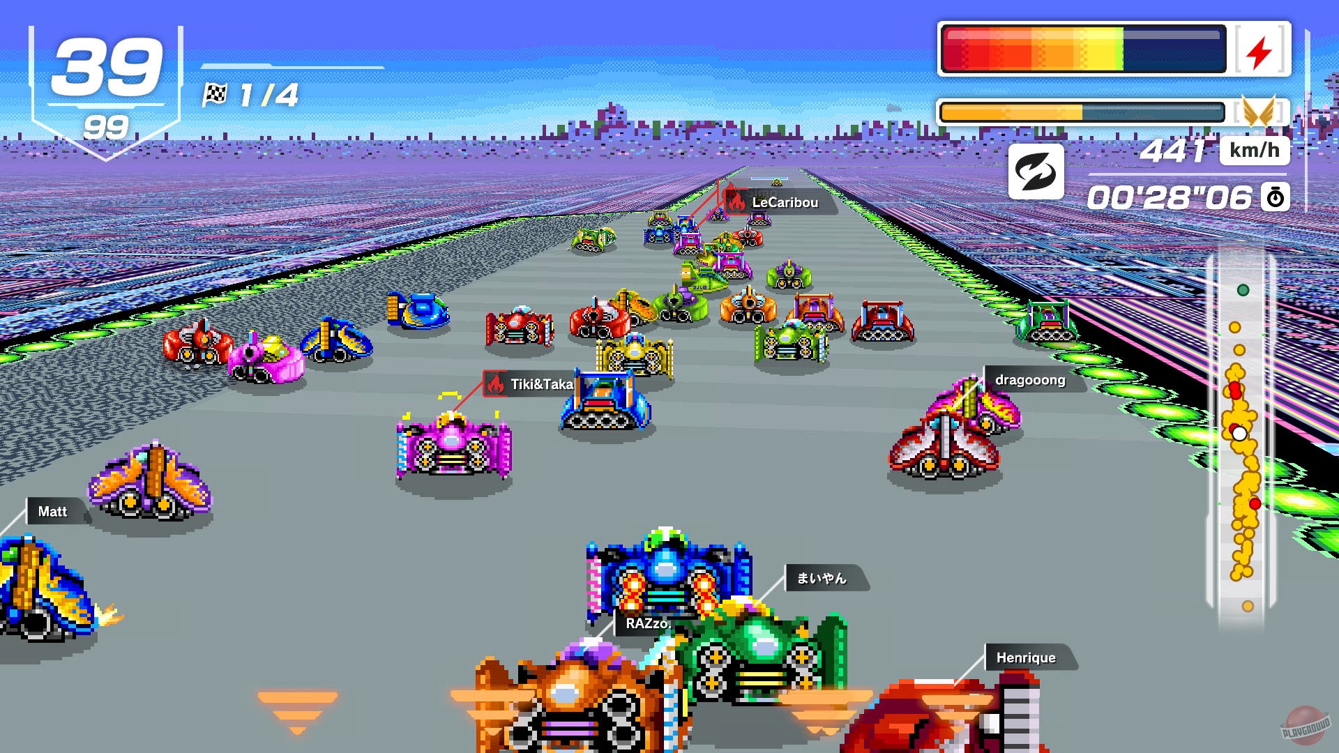 Скриншот из игры F-Zero 99 - 9