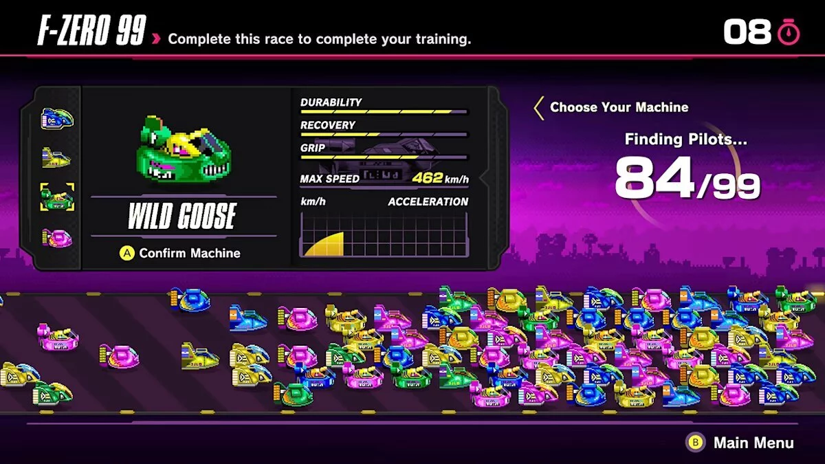 Скриншот из игры F-Zero 99 - 4