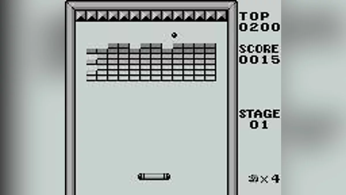 Скриншот из игры Alleyway - 5