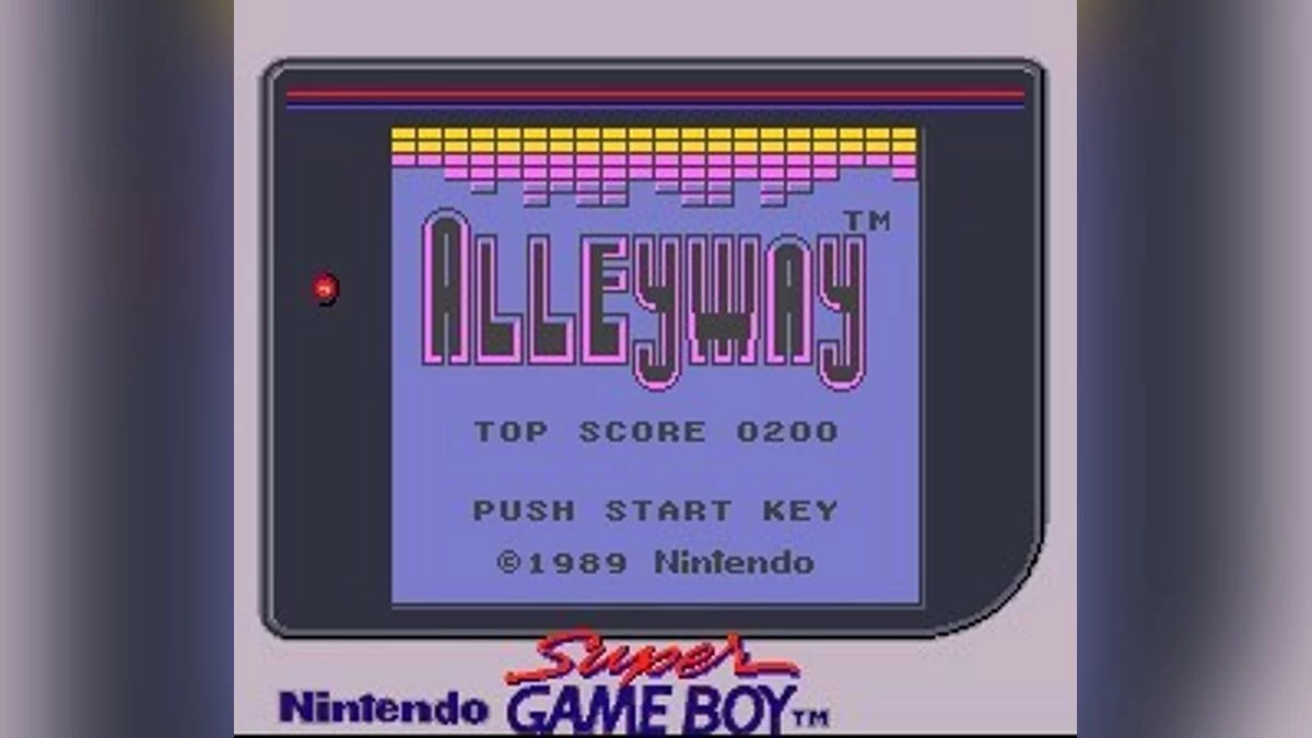 Скриншот из игры Alleyway - 19