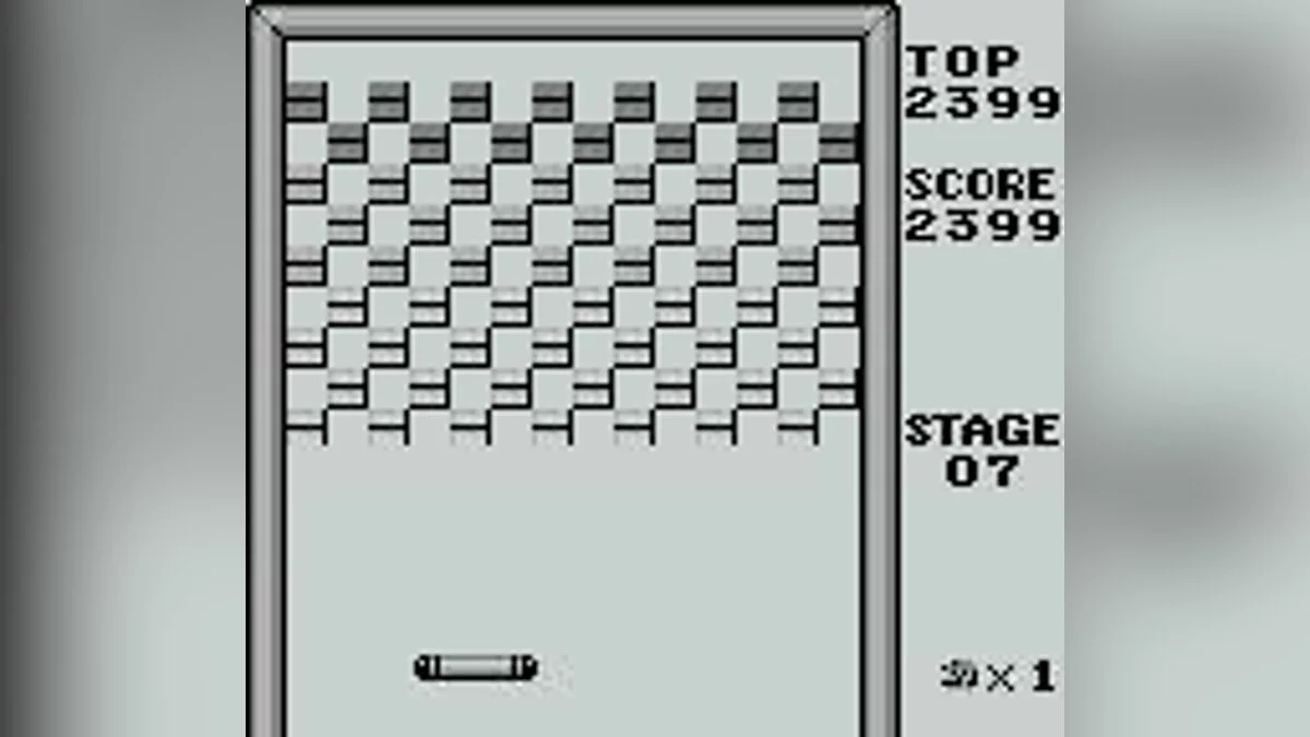 Скриншот из игры Alleyway - 3
