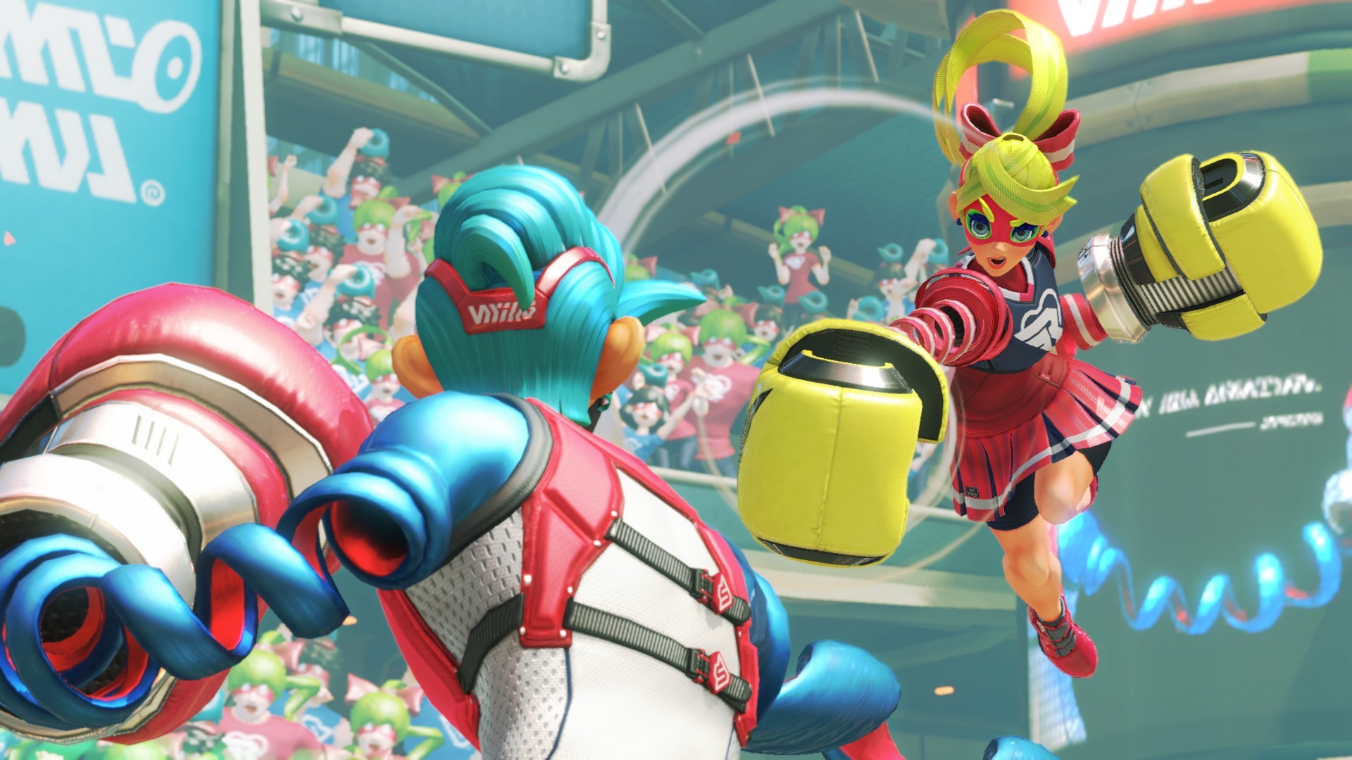 Скриншот из игры ARMS - 21