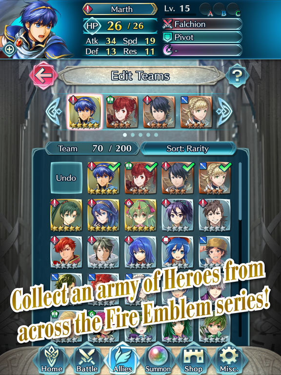 Скриншот из игры Fire Emblem Heroes - 59
