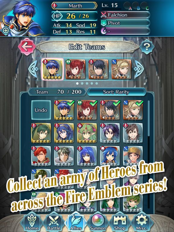 Скриншот из игры Fire Emblem Heroes - 85