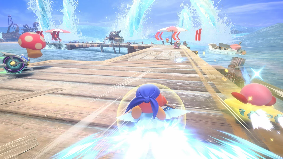 Скриншот из игры Kirby Air Riders - 3