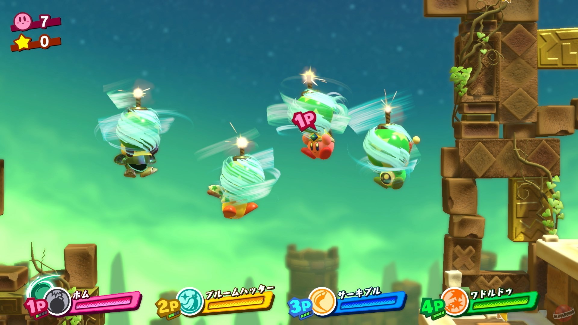 Скриншот из игры Kirby Star Allies - 11