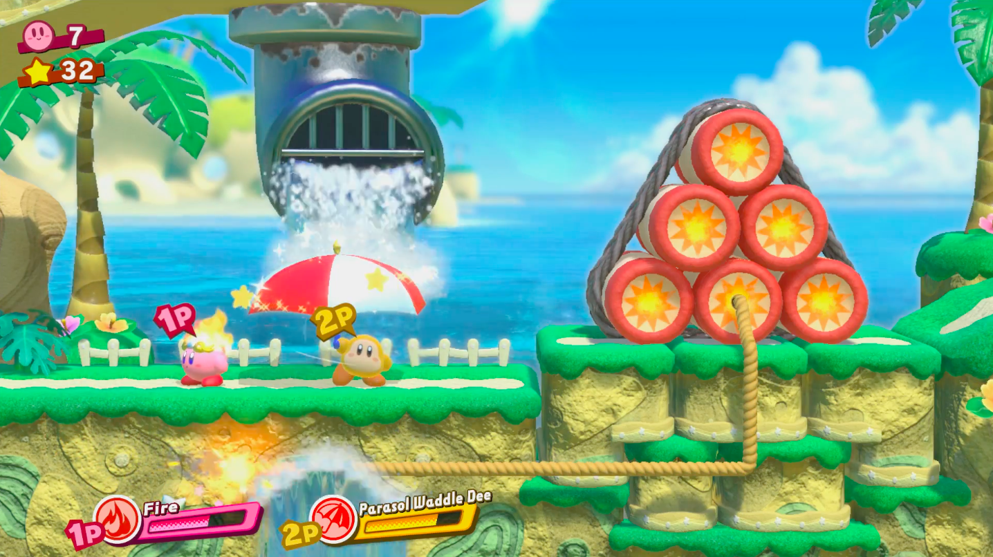 Скриншот из игры Kirby Star Allies - 2