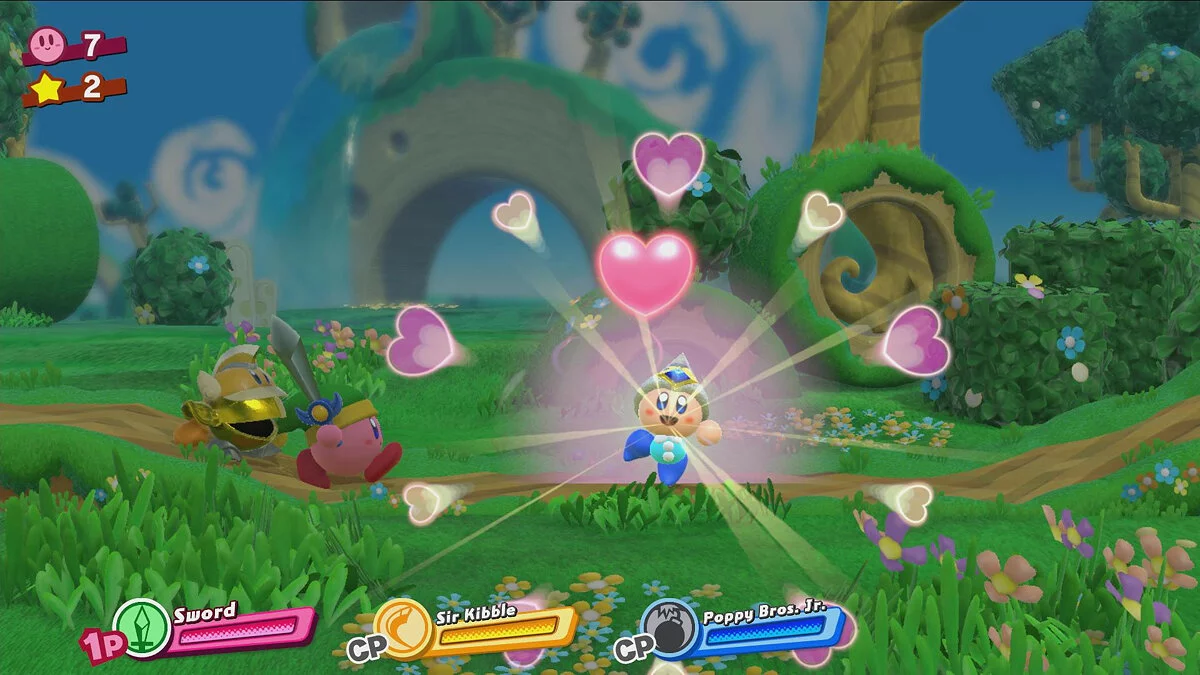 Скриншот из игры Kirby Star Allies - 4