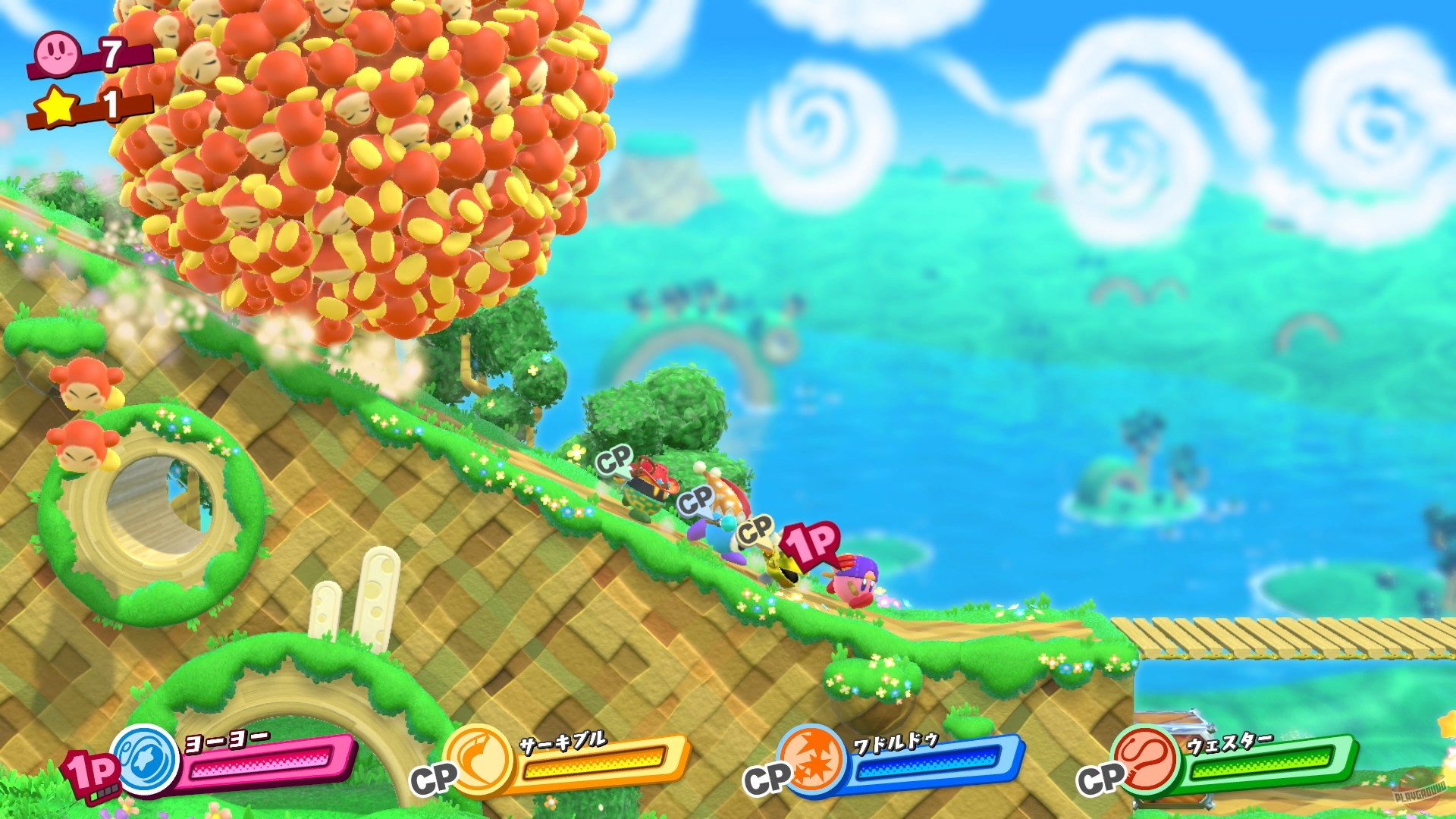 Скриншот из игры Kirby Star Allies - 5
