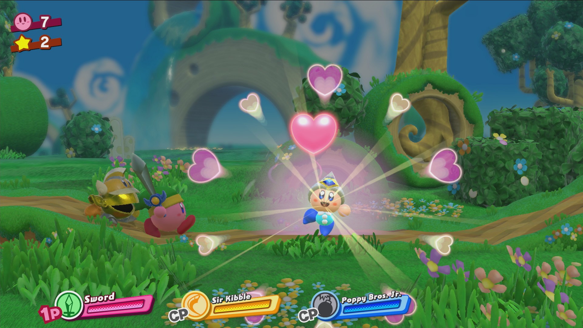 Скриншот из игры Kirby Star Allies - 33