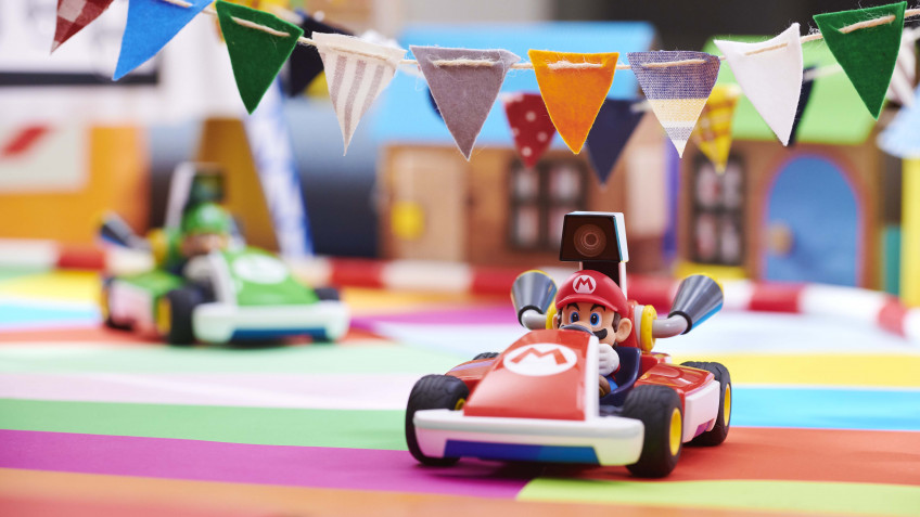 Скриншот из игры Mario Kart Live: Home Circuit - 1