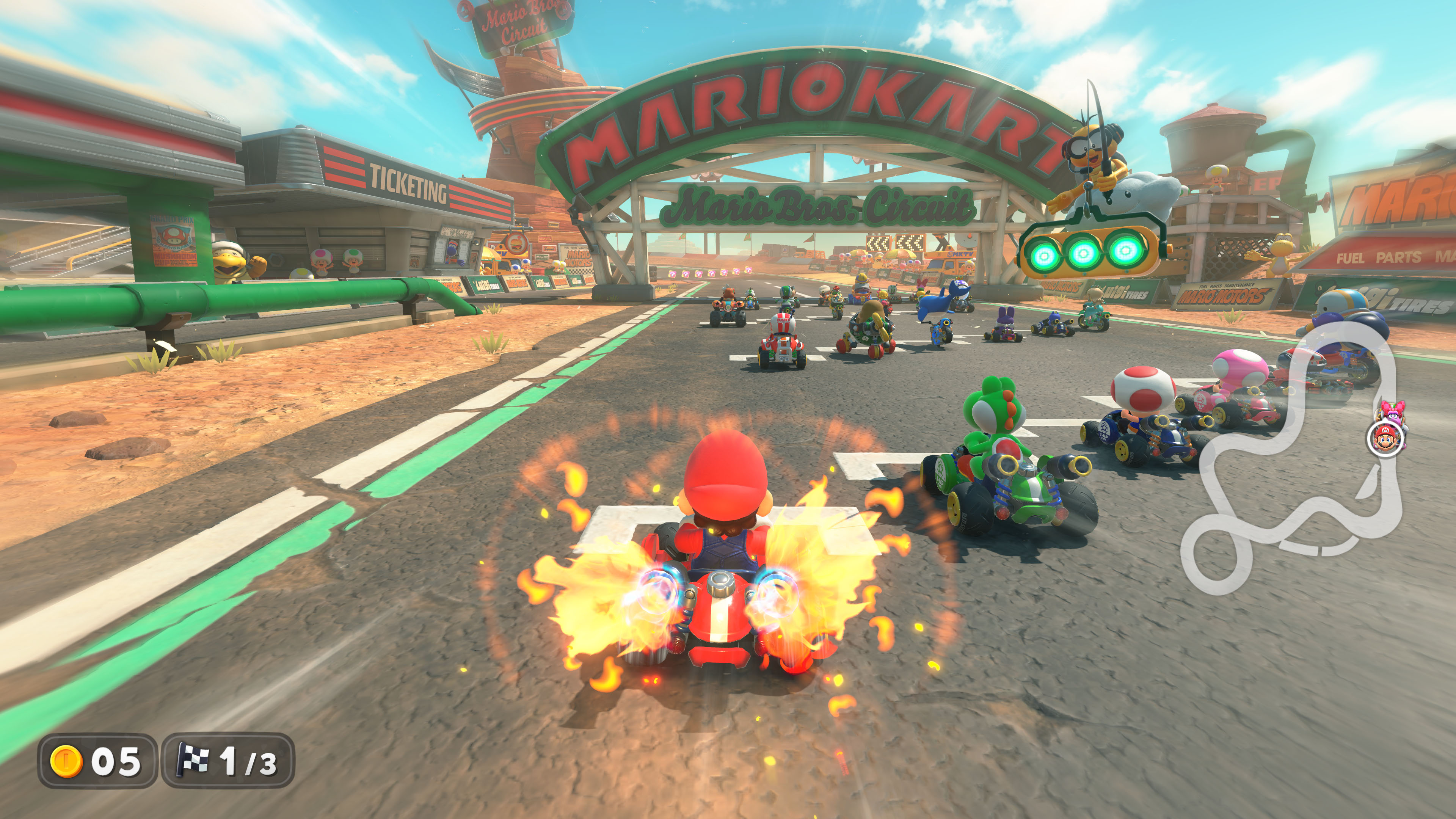 Скриншот из игры Mario Kart World - 4