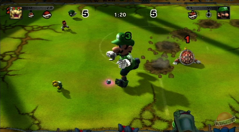 Скриншот из игры Mario Strikers Charged - 6