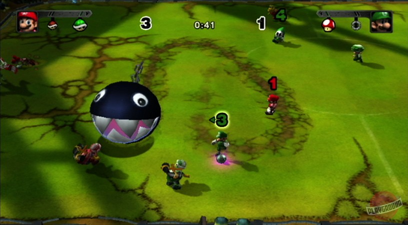 Скриншот из игры Mario Strikers Charged - 3