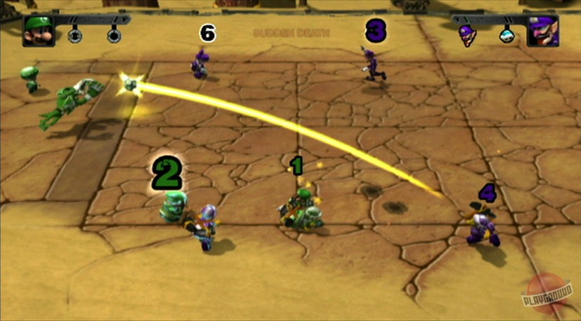 Скриншот из игры Mario Strikers Charged - 9