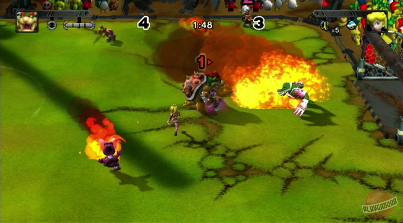 Скриншот из игры Mario Strikers Charged - 4