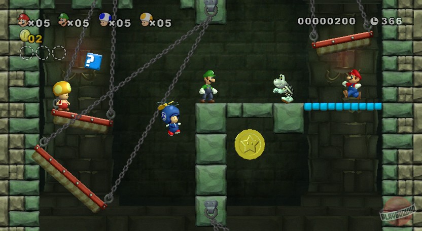 Скриншот из игры New Super Mario Bros. Wii - 21