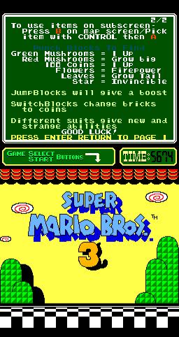 Скриншот из игры Super Mario Bros. 3 - 27
