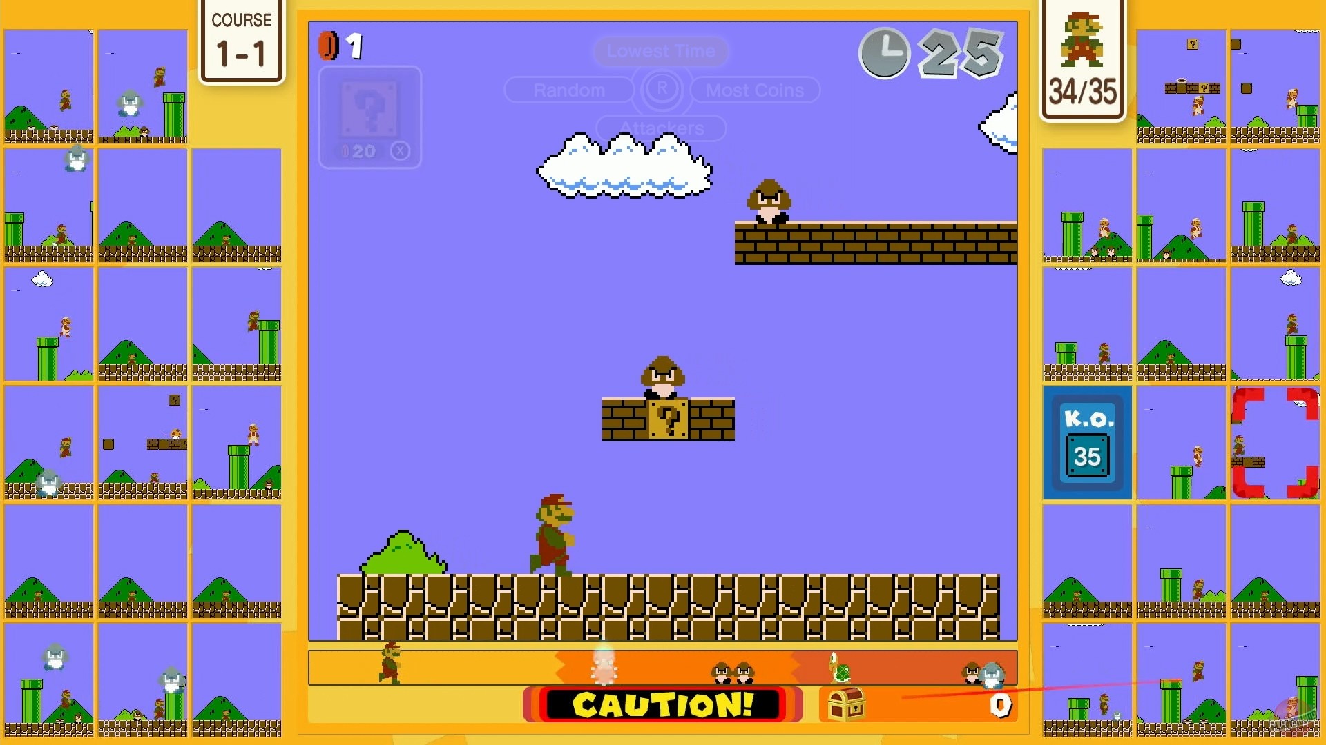 Скриншот из игры Super Mario Bros. 35 - 18