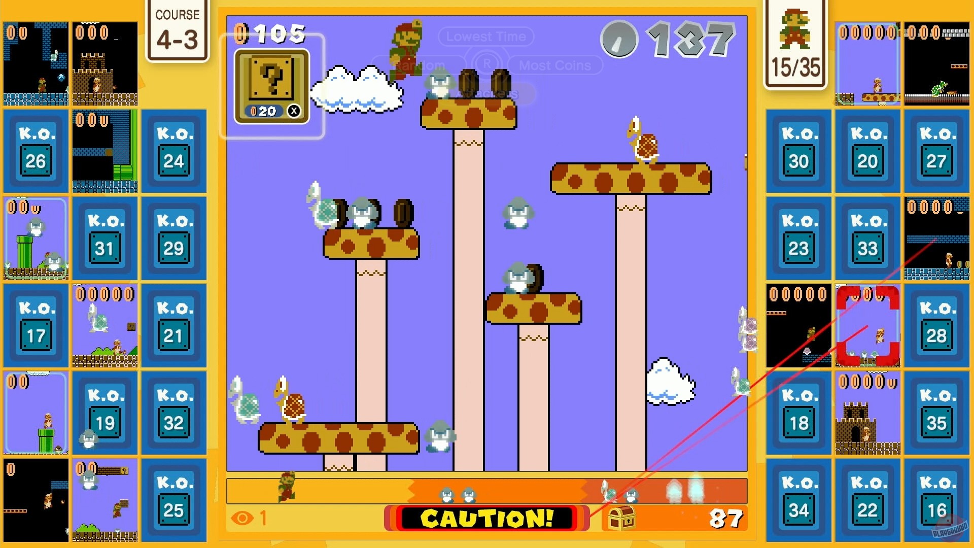 Скриншот из игры Super Mario Bros. 35 - 23