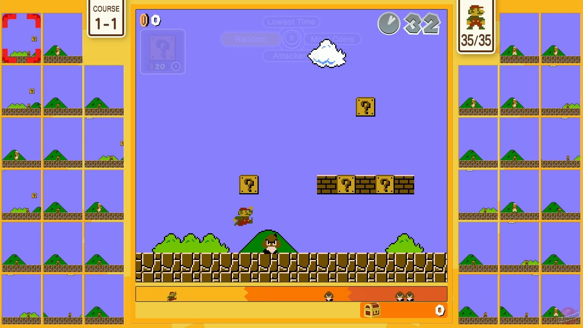 Скриншот из игры Super Mario Bros. 35 - 7