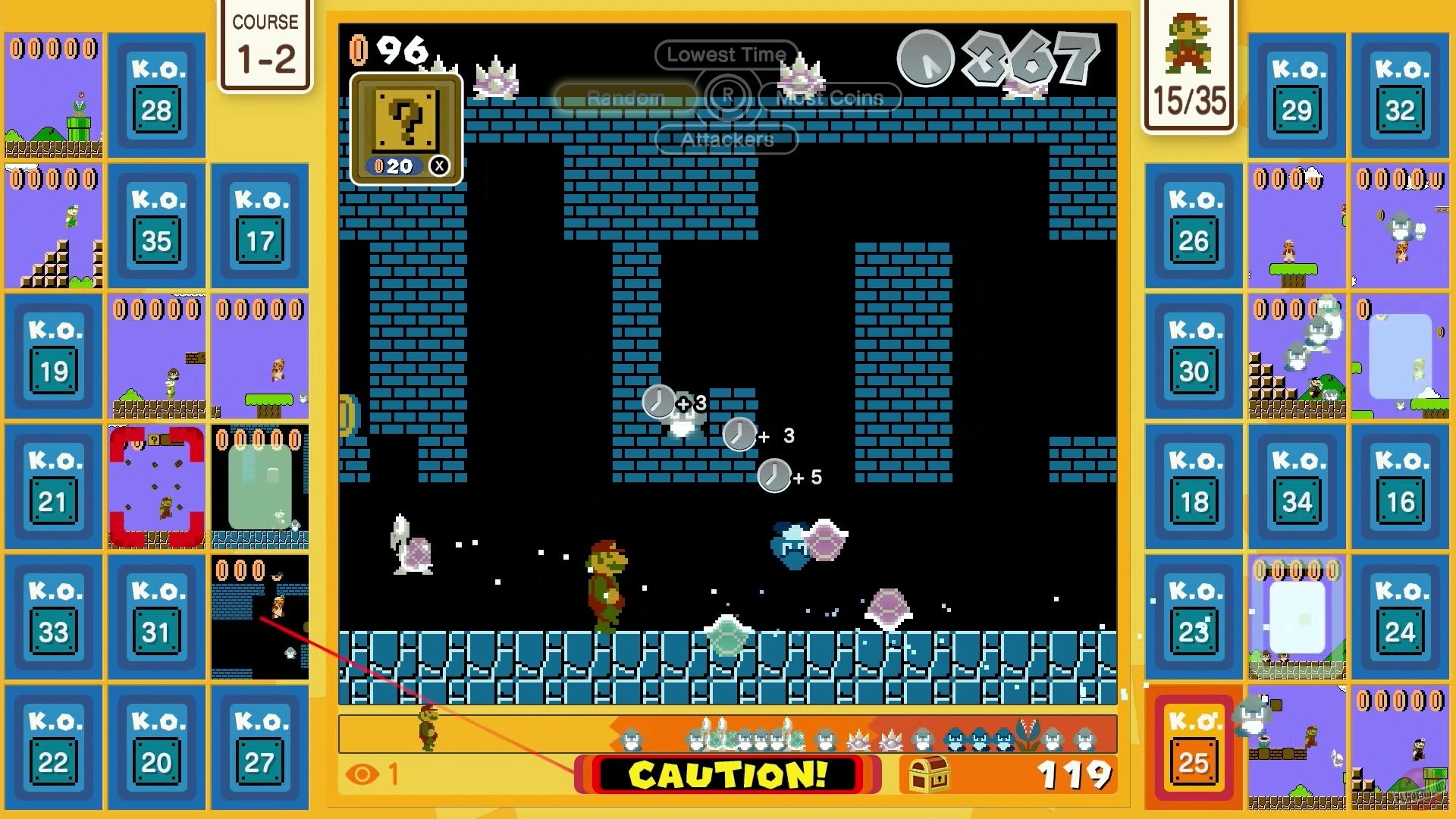 Скриншот из игры Super Mario Bros. 35 - 25