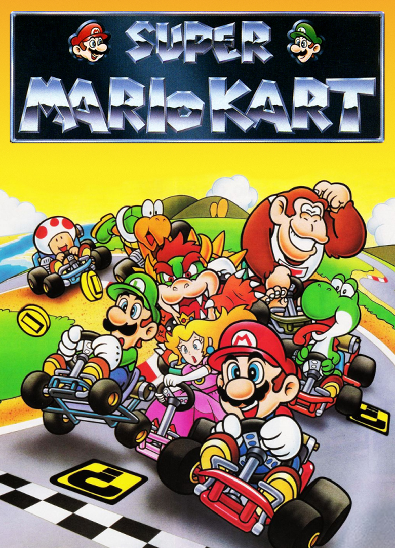 Обложка игры Super Mario Kart
