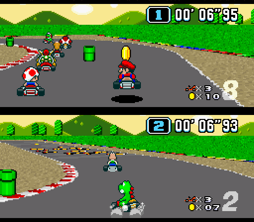Скриншот из игры Super Mario Kart - 31