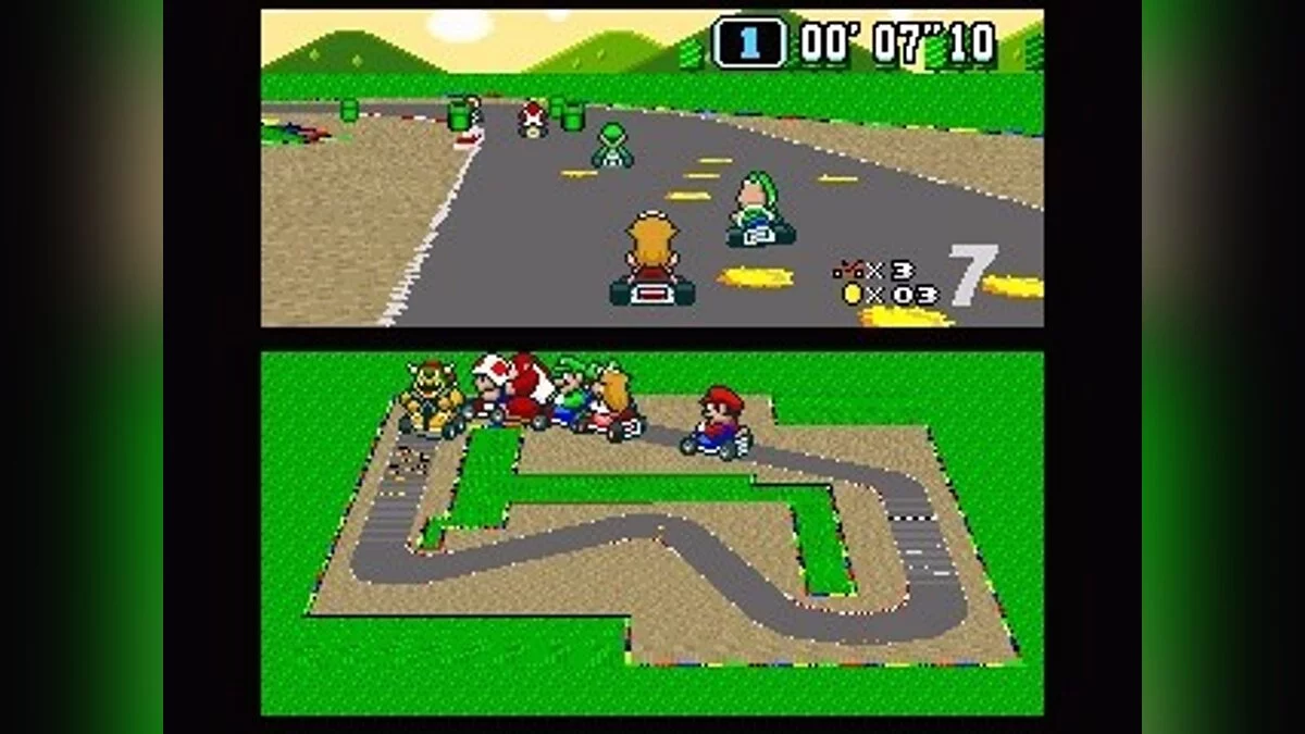 Скриншот из игры Super Mario Kart - 11