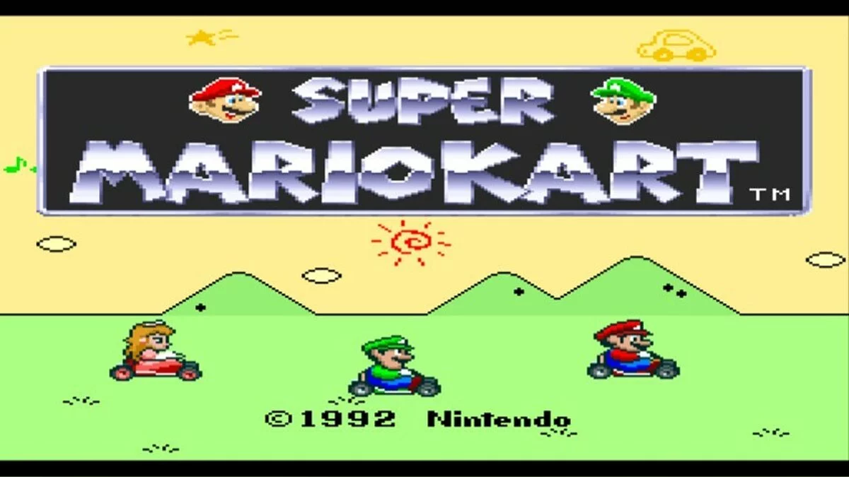 Скриншот из игры Super Mario Kart - 4
