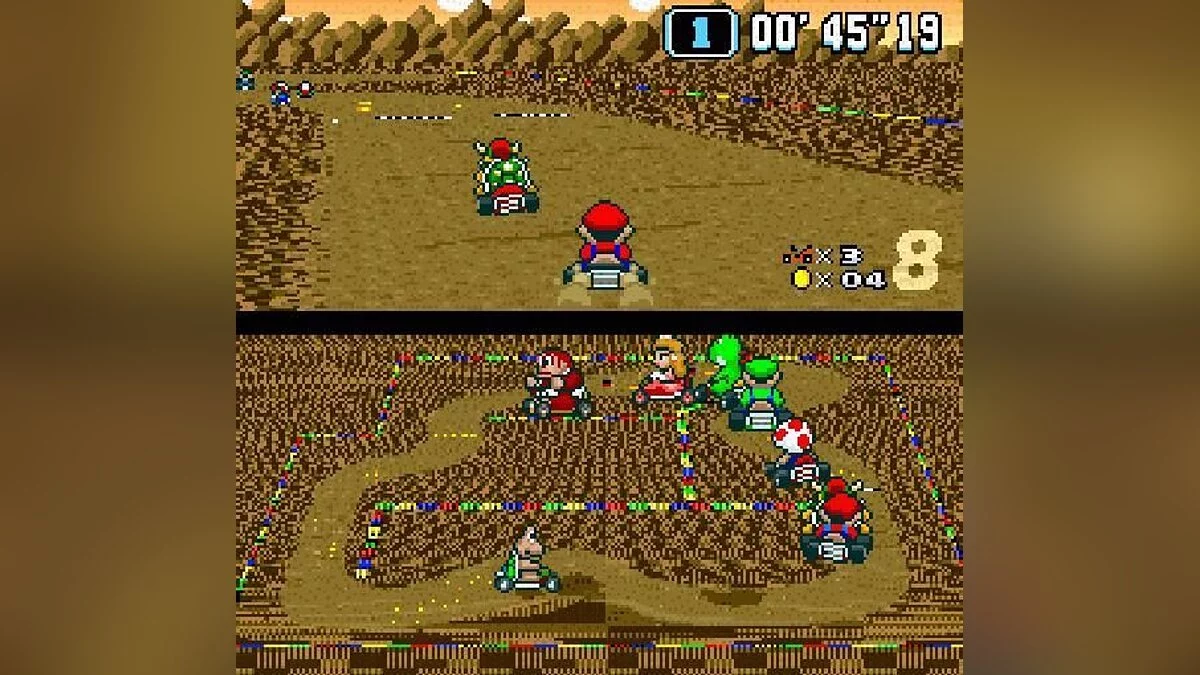 Скриншот из игры Super Mario Kart - 6