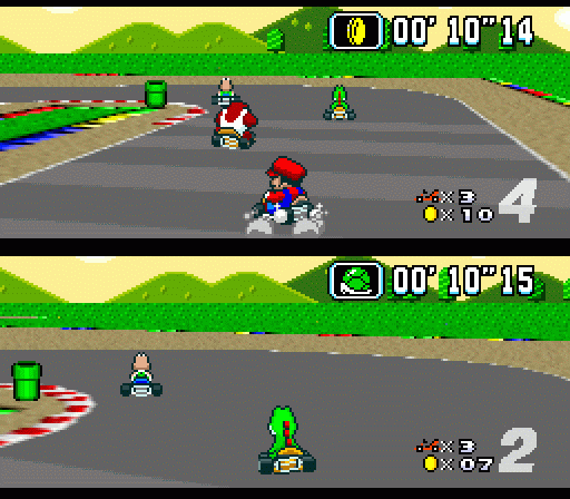 Скриншот из игры Super Mario Kart - 5