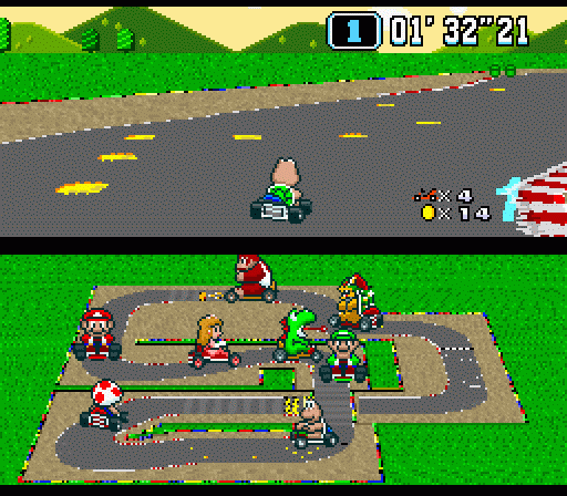 Скриншот из игры Super Mario Kart - 16