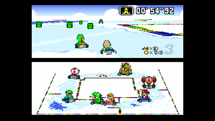 Скриншот из игры Super Mario Kart - 22