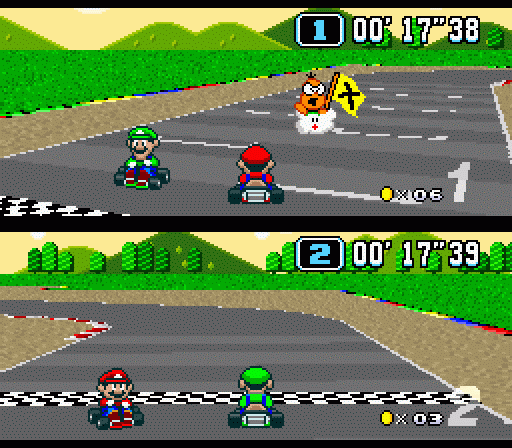 Скриншот из игры Super Mario Kart - 26