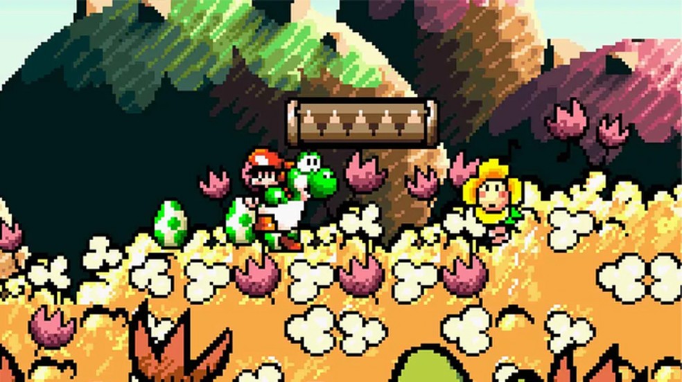 Скриншот из игры Super Mario World 2: Yoshi's Island - 5