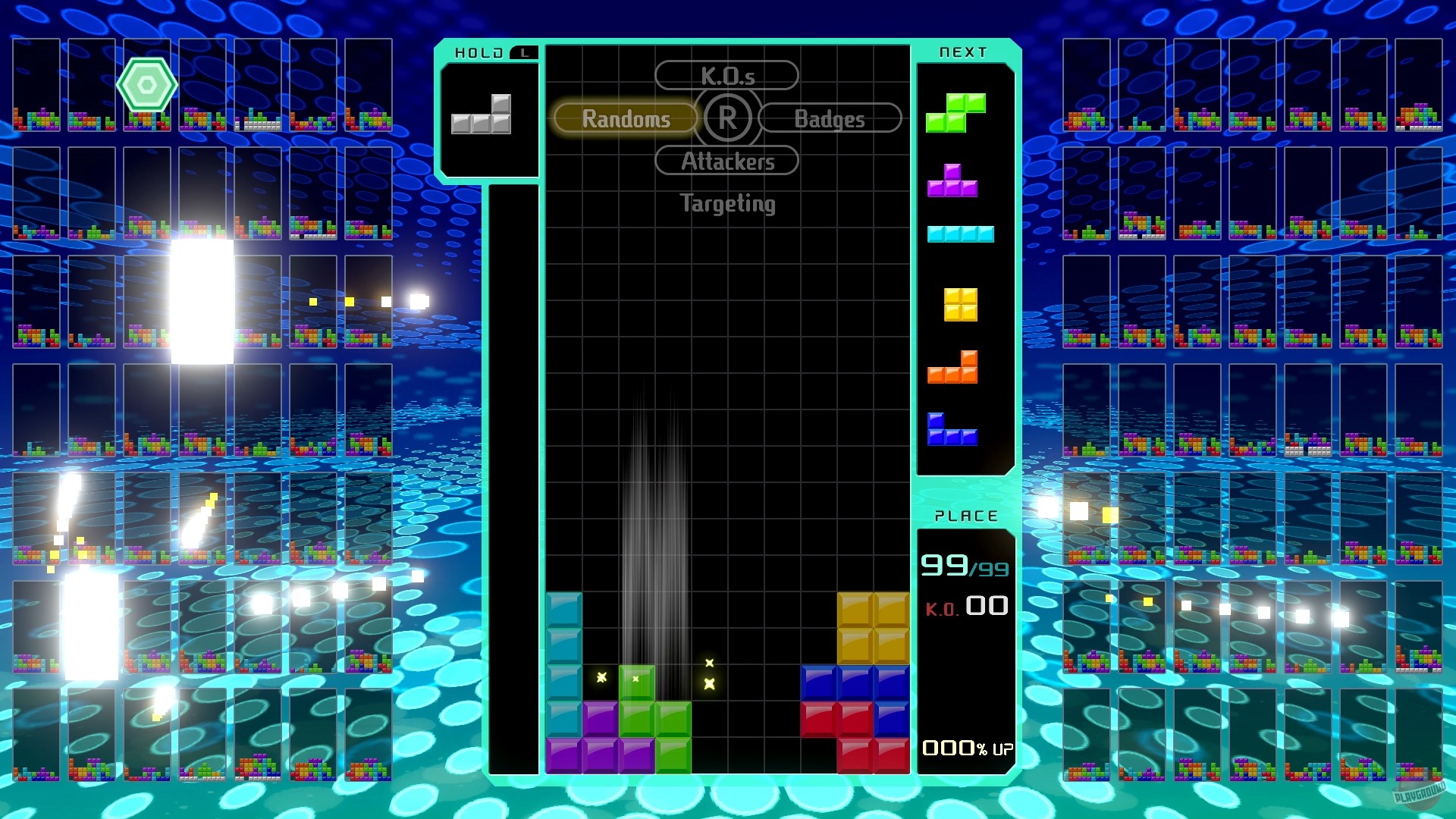 Скриншот из игры Tetris 99 - 26
