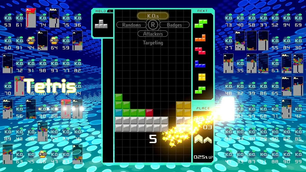 Скриншот из игры Tetris 99 - 12