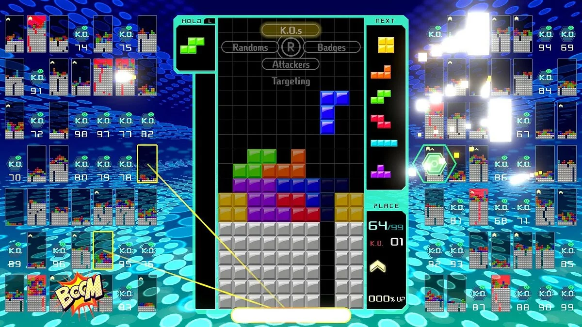 Скриншот из игры Tetris 99 - 24