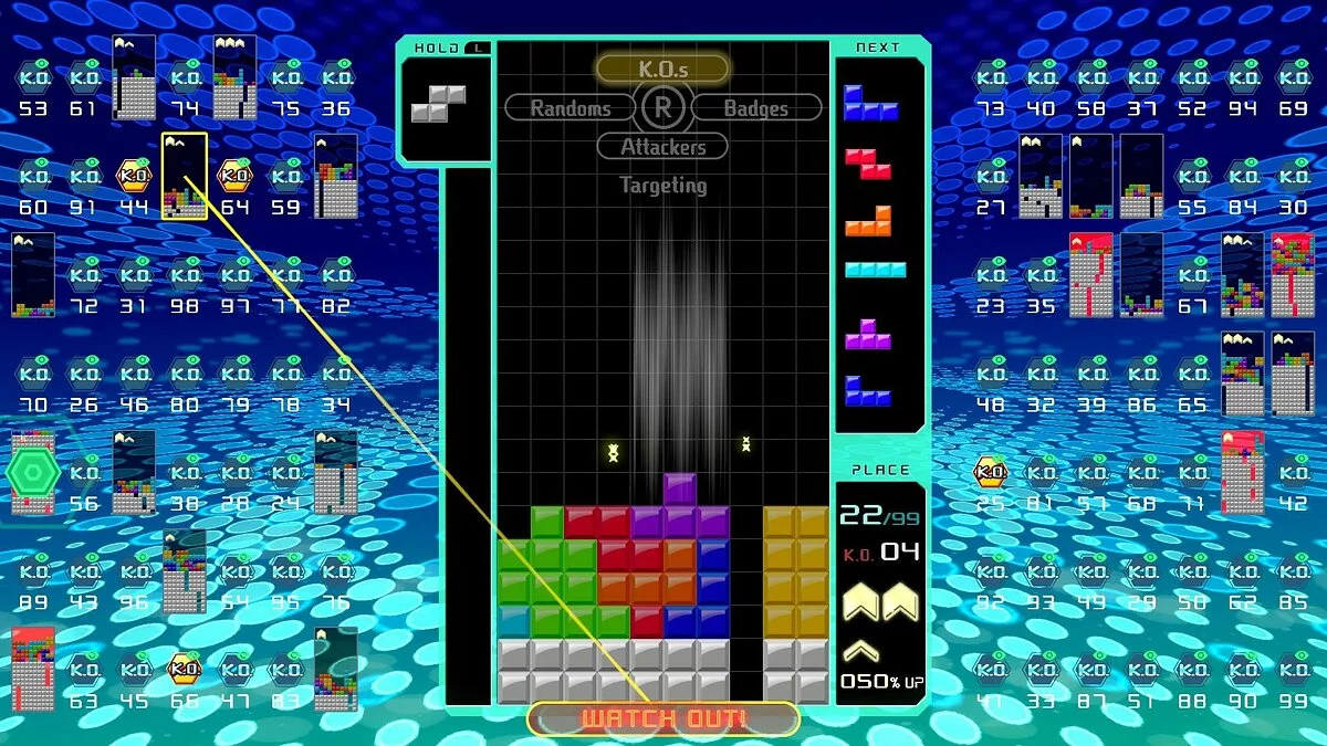 Скриншот из игры Tetris 99 - 14