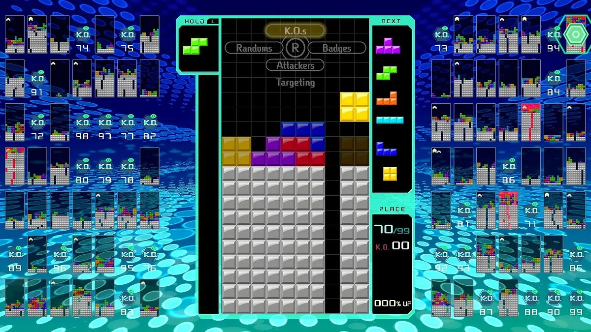 Скриншот из игры Tetris 99 - 15