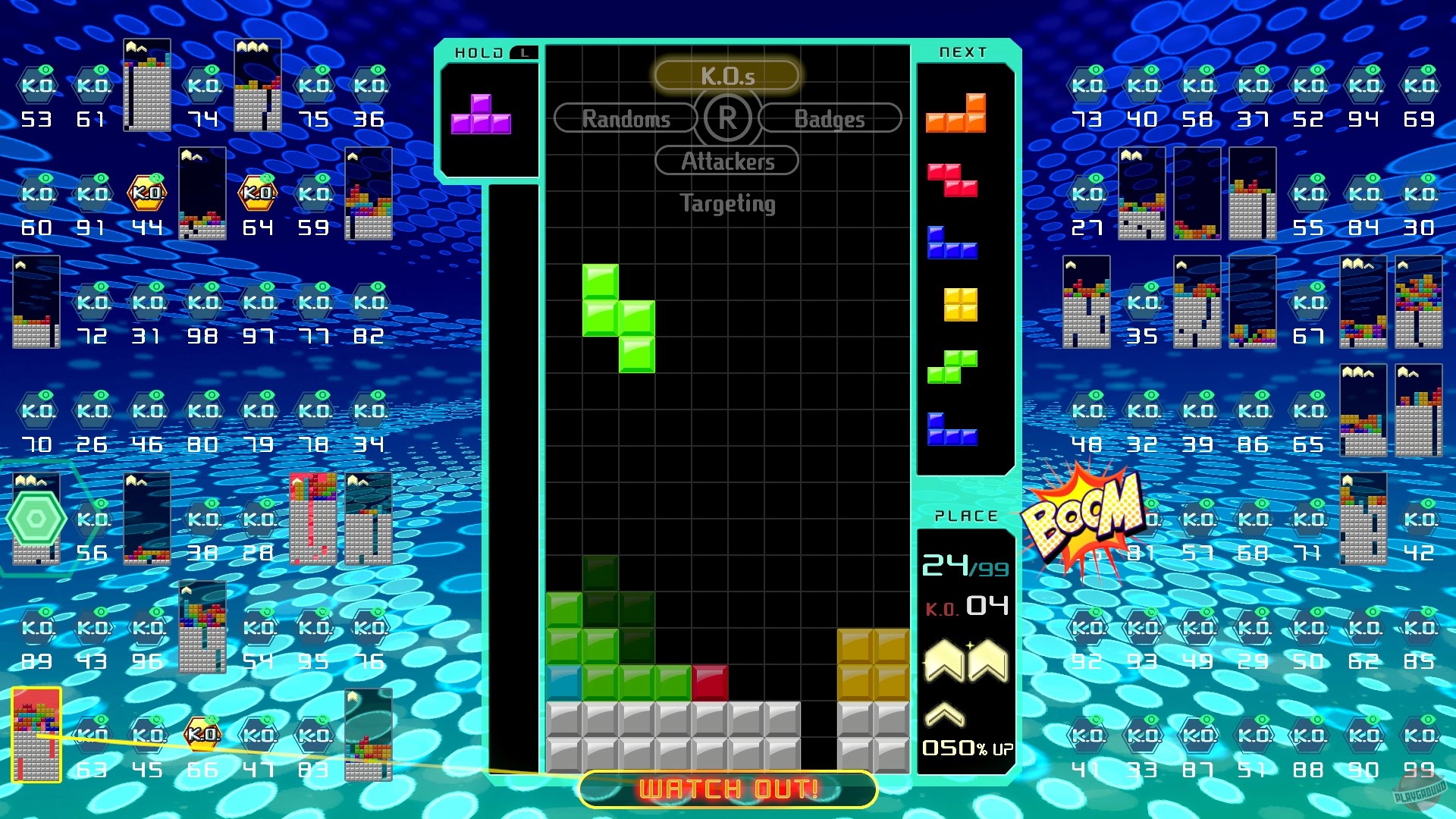Скриншот из игры Tetris 99 - 16