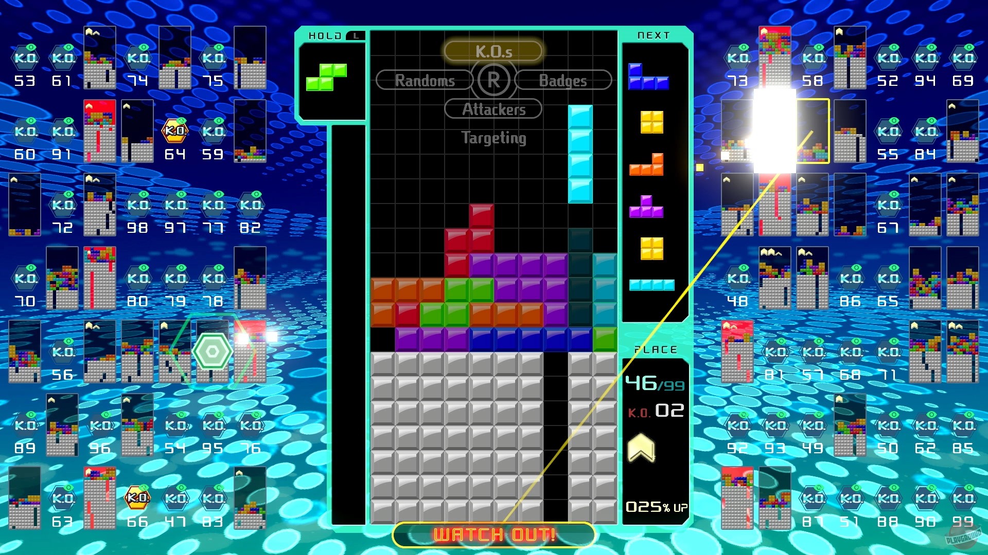 Скриншот из игры Tetris 99 - 27