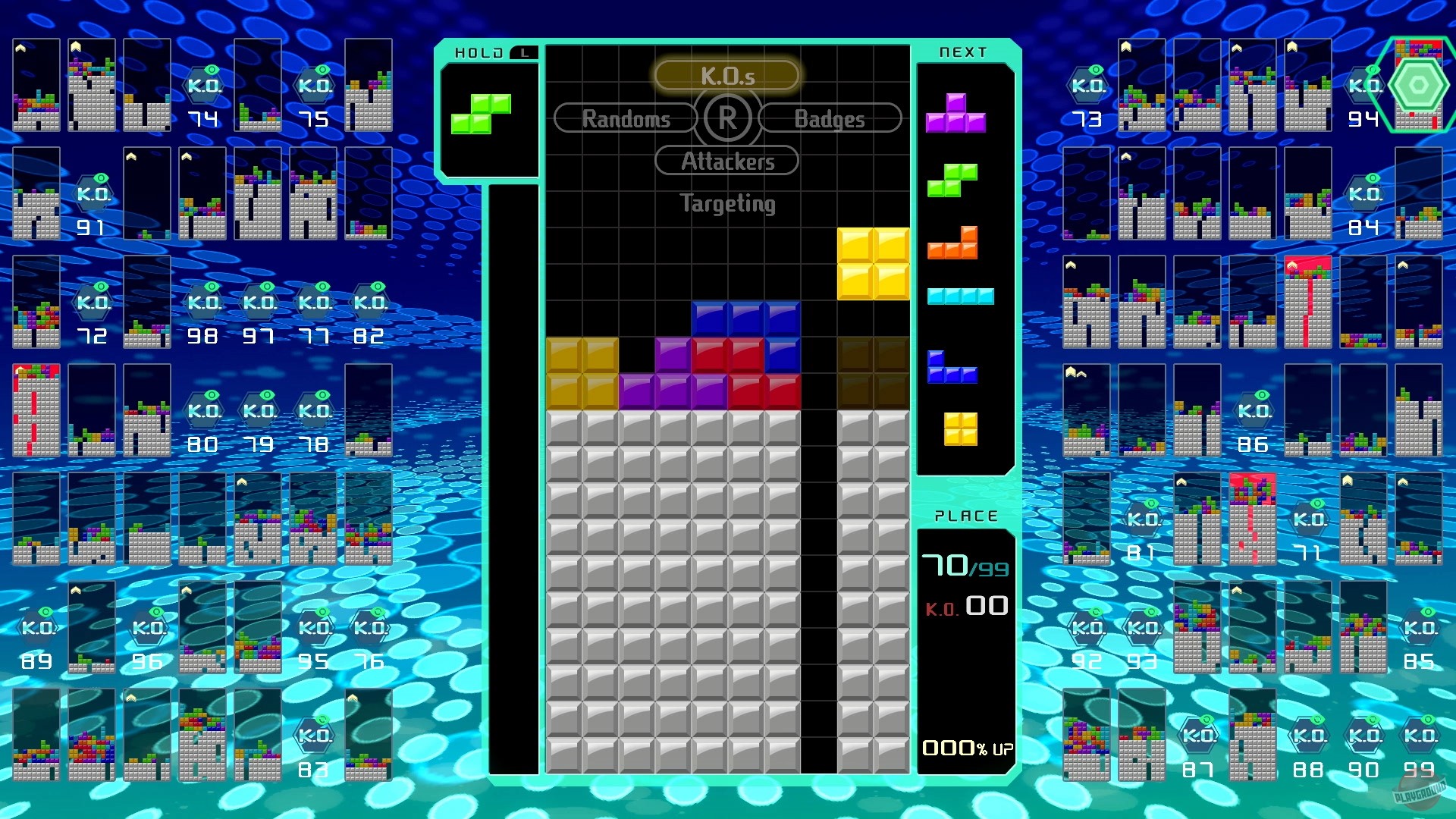 Скриншот из игры Tetris 99 - 20