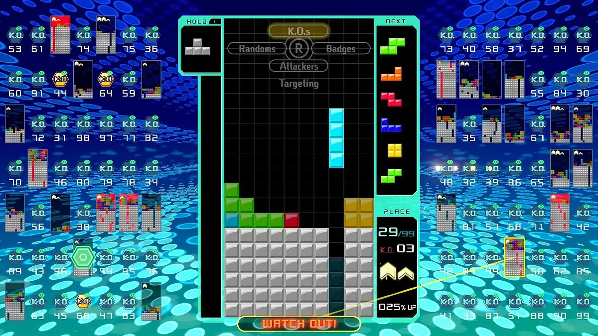 Скриншот из игры Tetris 99 - 10